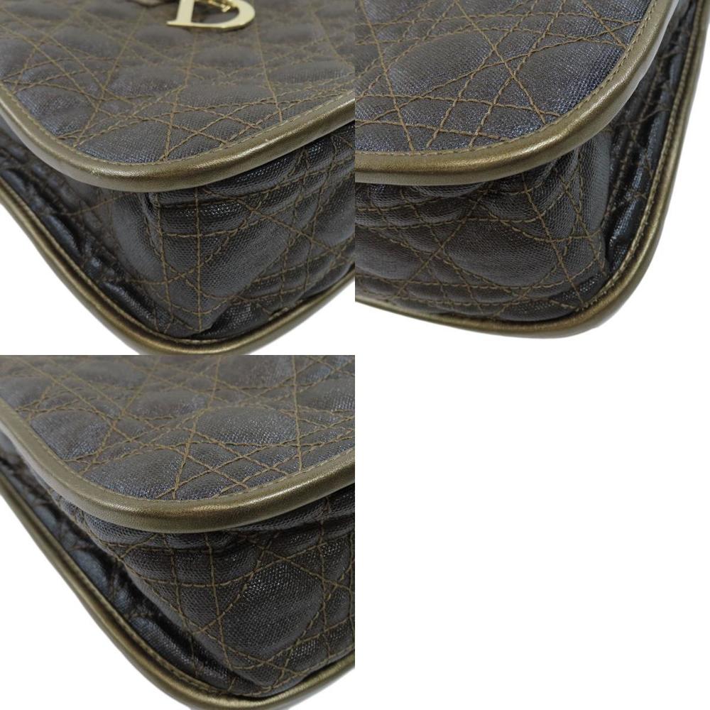 Christian Dior Nylon Cannage Stitch Logo Charm Shoulder Bag - Picture 9 of 9
